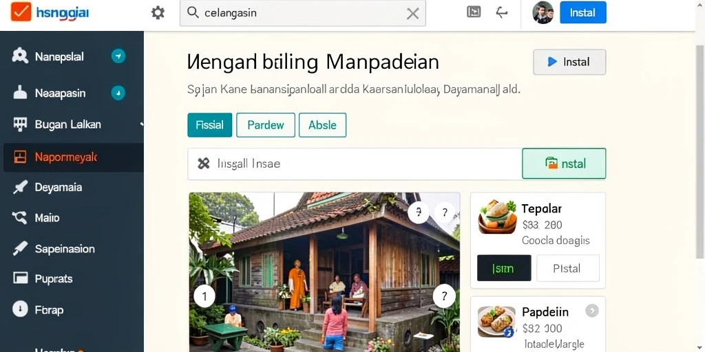 Tampilan antarmuka yang menarik dan pengguna ramah.