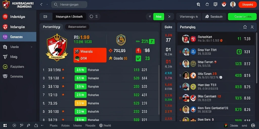 Tampilan antarmuka aplikasi yang modern dan menarik.