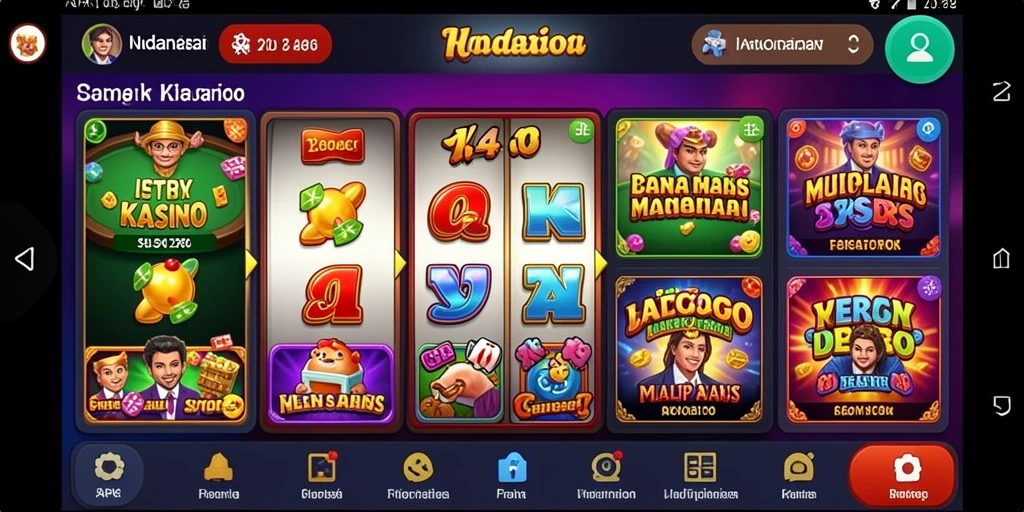 Tangkapan layar menunjukkan tampilan level yang menantang.
