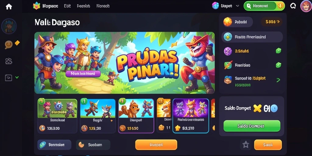 Tampilan awal yang menarik dan intuitif.
