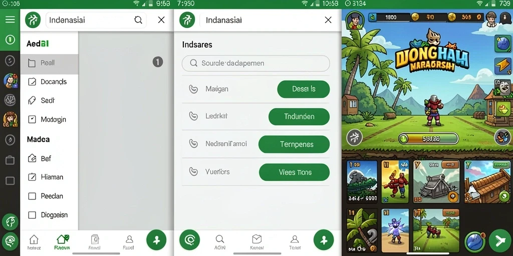Tampilan antarmuka yang sederhana dan menarik.