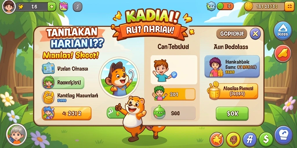 Tampilan antarmuka yang menarik dan user-friendly.