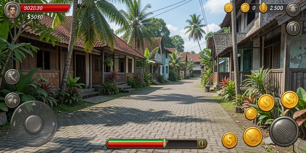 Screenshot menunjukkan antarmuka pengguna yang menarik dan intuitif.
