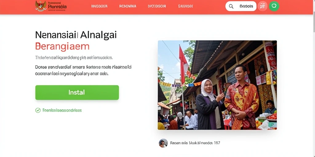 Tampilan menarik yang memikat pengguna.