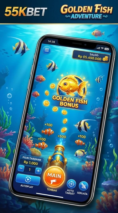 Cuplikan layar menu unduhan 55kbet untuk perangkat Android